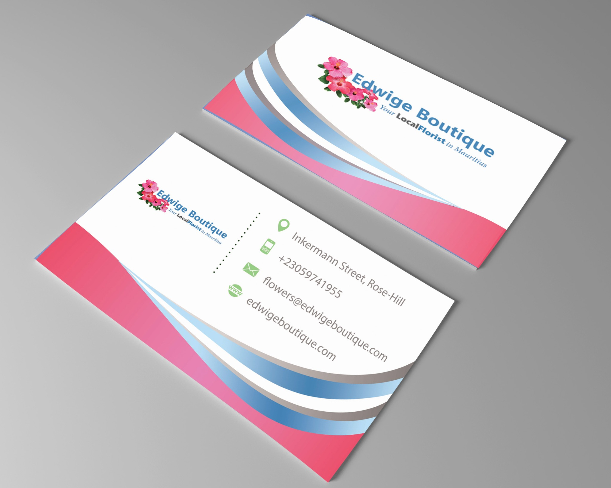 Crealia business card design