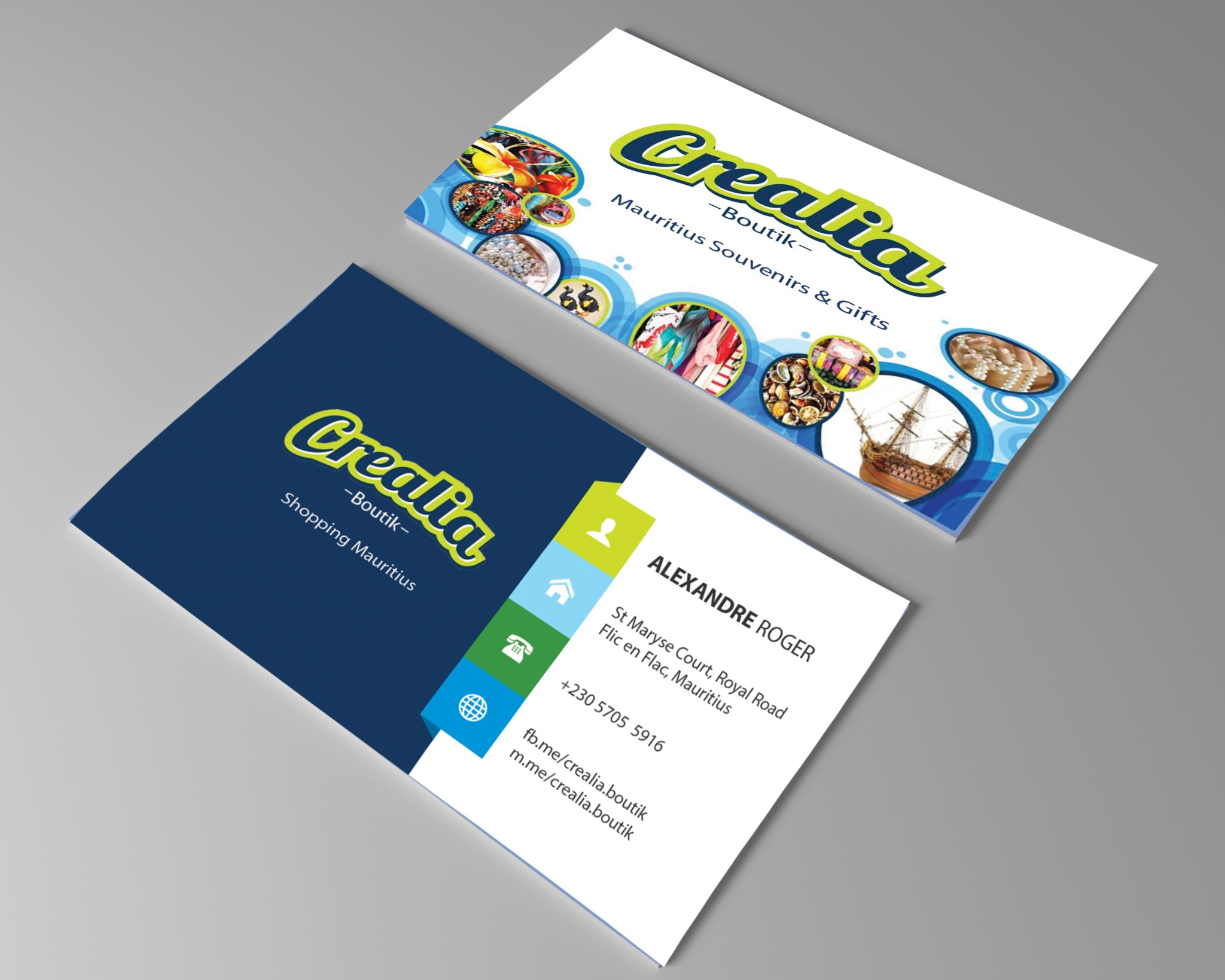 Nyeusi Restaurant business card design