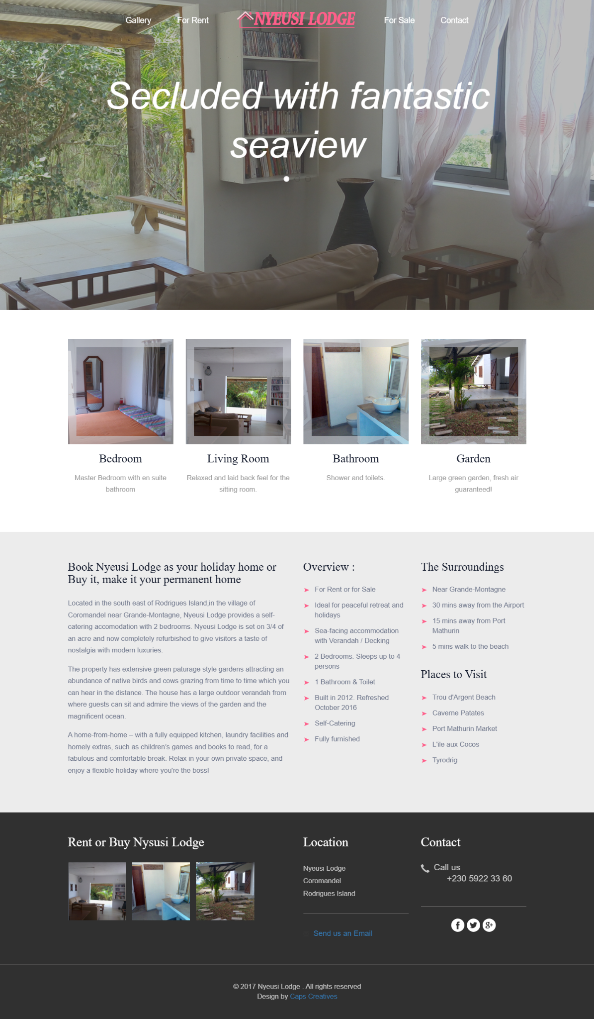 Nyeusi Lodge archived website